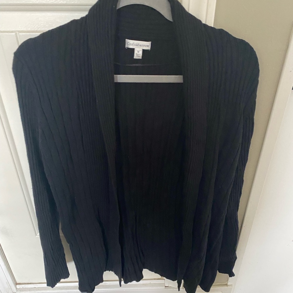 Women’s Black Size Medium Croft & Barrow Cardigan